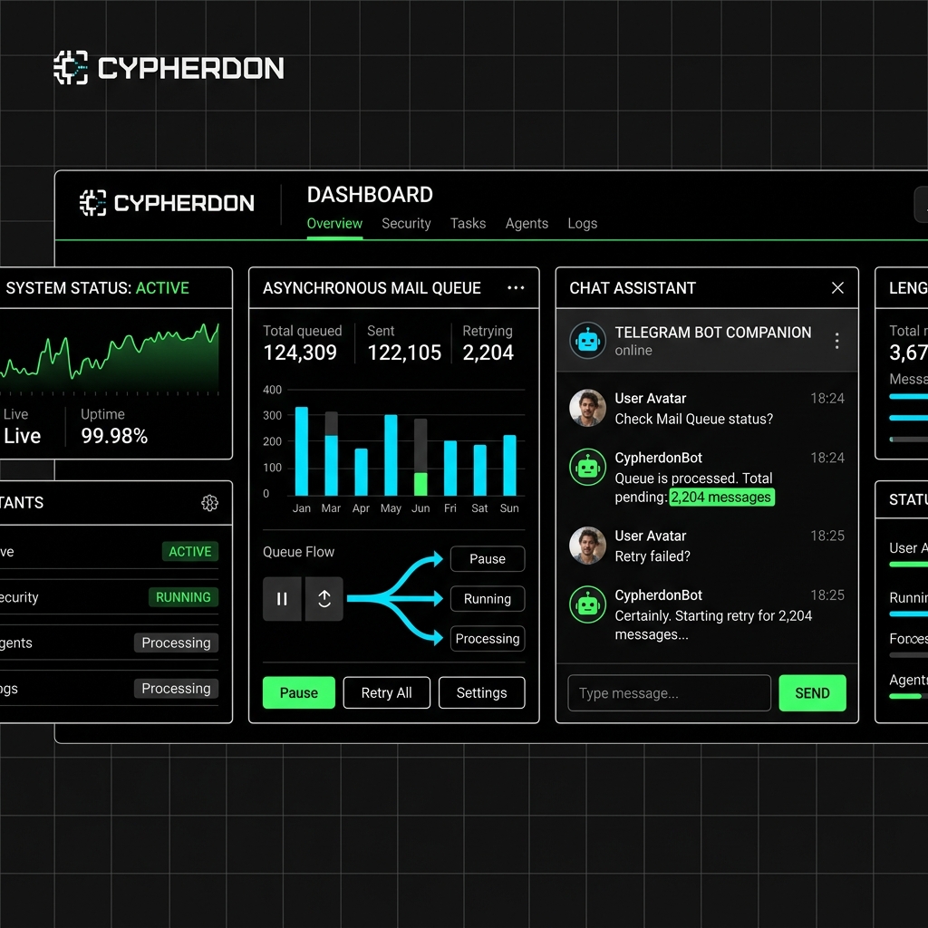 Cypherdon - Asynchronous job tracker & AI email automation platform by Harshwardhan Bhaskar